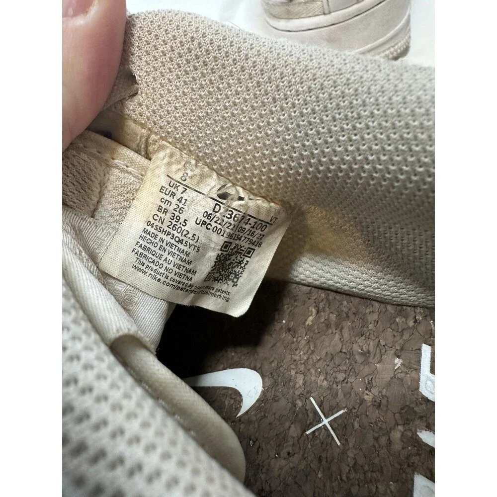 Nike Air Force 1 Billie Eilish Triple White Low Top Shoe -‎ Men 8 Women 9.5